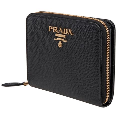 prada milano wallet black|prada small wallet price.